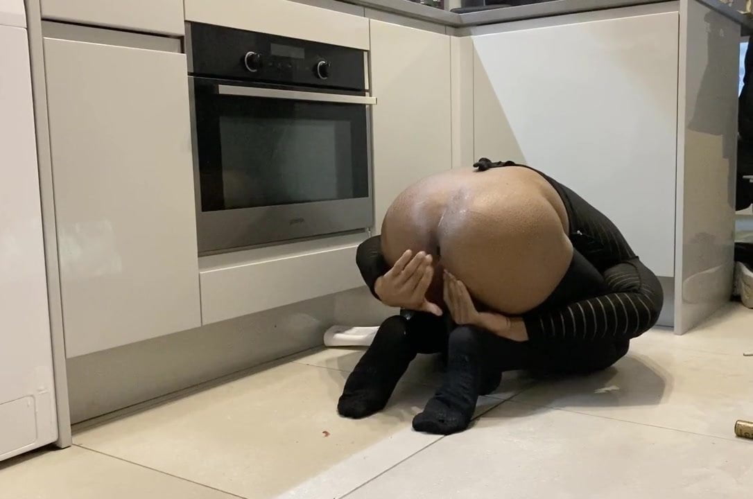 Mindless monster dildo fucking