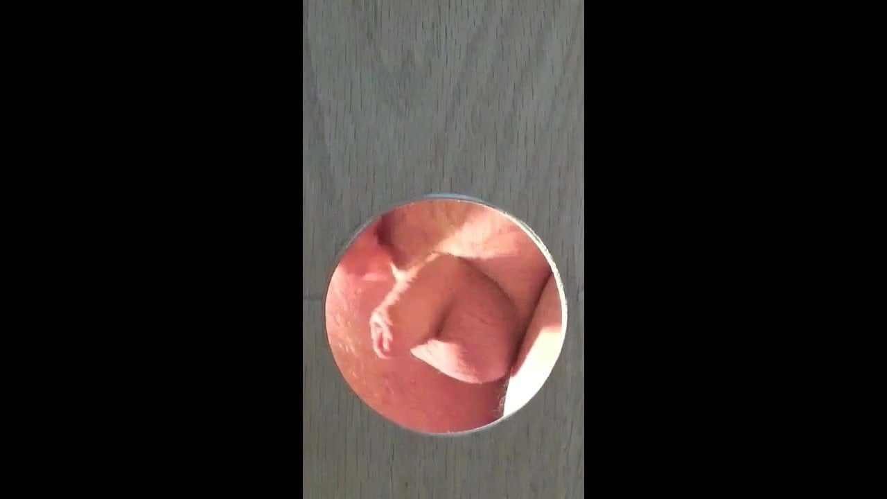 Playing With Sissy's Tiny Cock + Balls At The Glory-Hole
