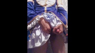 女装cosplay自慰-公主连结-柏崎初音-星に願う