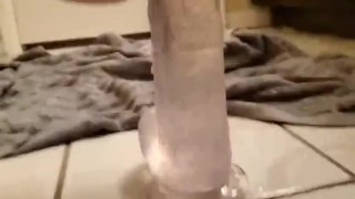 14″ dildo balls deep