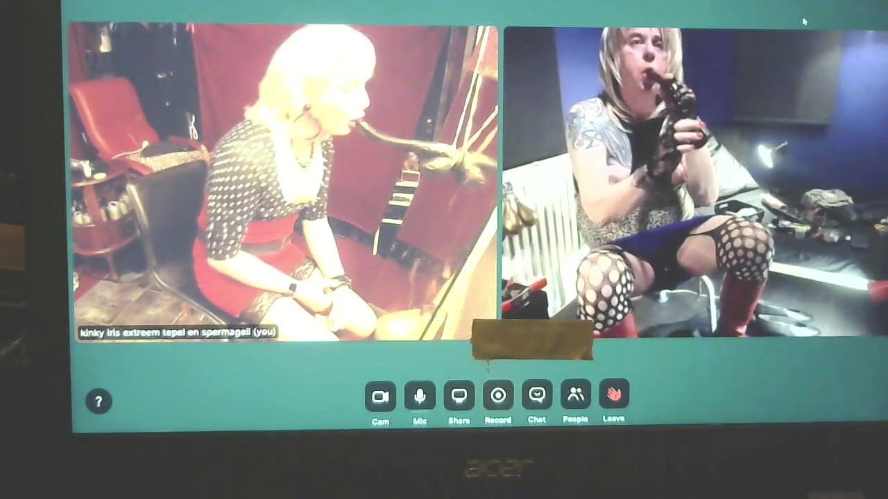 2 PEOPLE DEEPTHROAT XXXL WHEREBY CAM SESSION iris + Buttroos