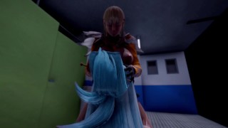 Futa Megumin & Darkness fucks Aqua Hentai POV [Taker]