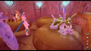 Just In Slime [SFM Hentai game] Ep.3 Shemale take fat cock deep in her ass