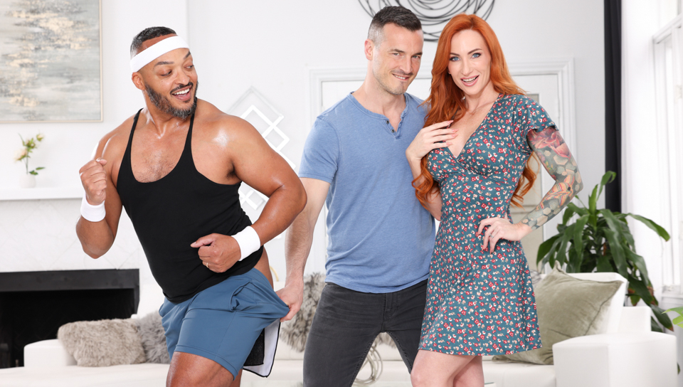 Derek Kage, Dillon Diaz and Sophia Locke bisexual threesome